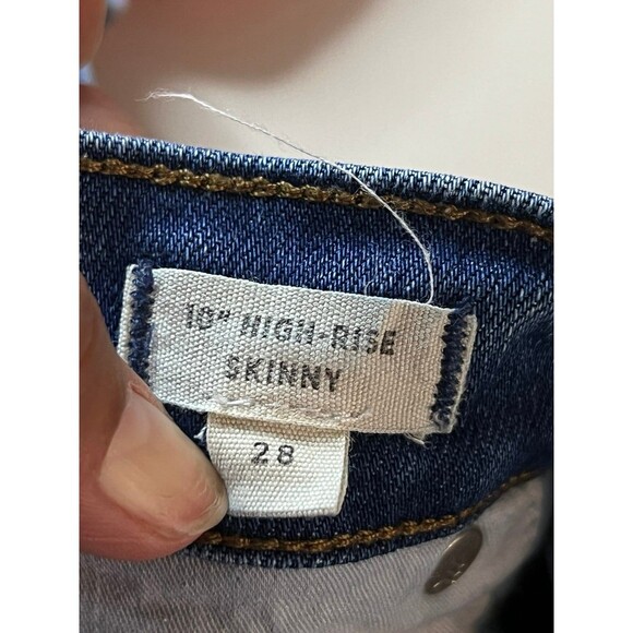 Madewell  10" High-Rise Skinny Jeans: Tulip-Hem Edition size 28 - Picture 10 of 10